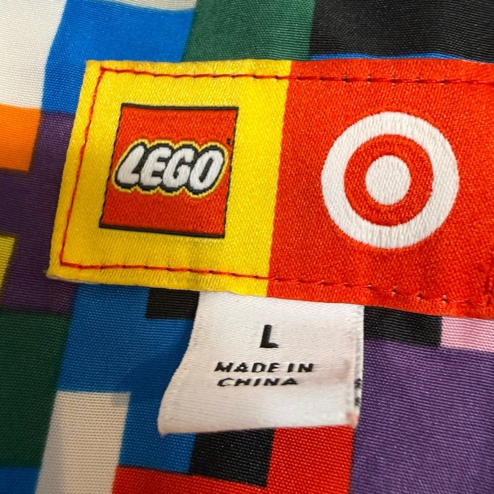 Lego X Target Collection Puffer Jacket Vest Green Stripe adult large - Picture 7 of 12